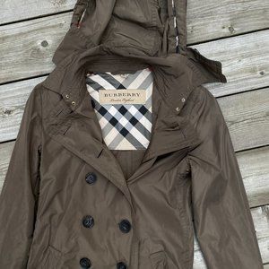 Burberry Novacheck Trenchcoat Jacket Size 6